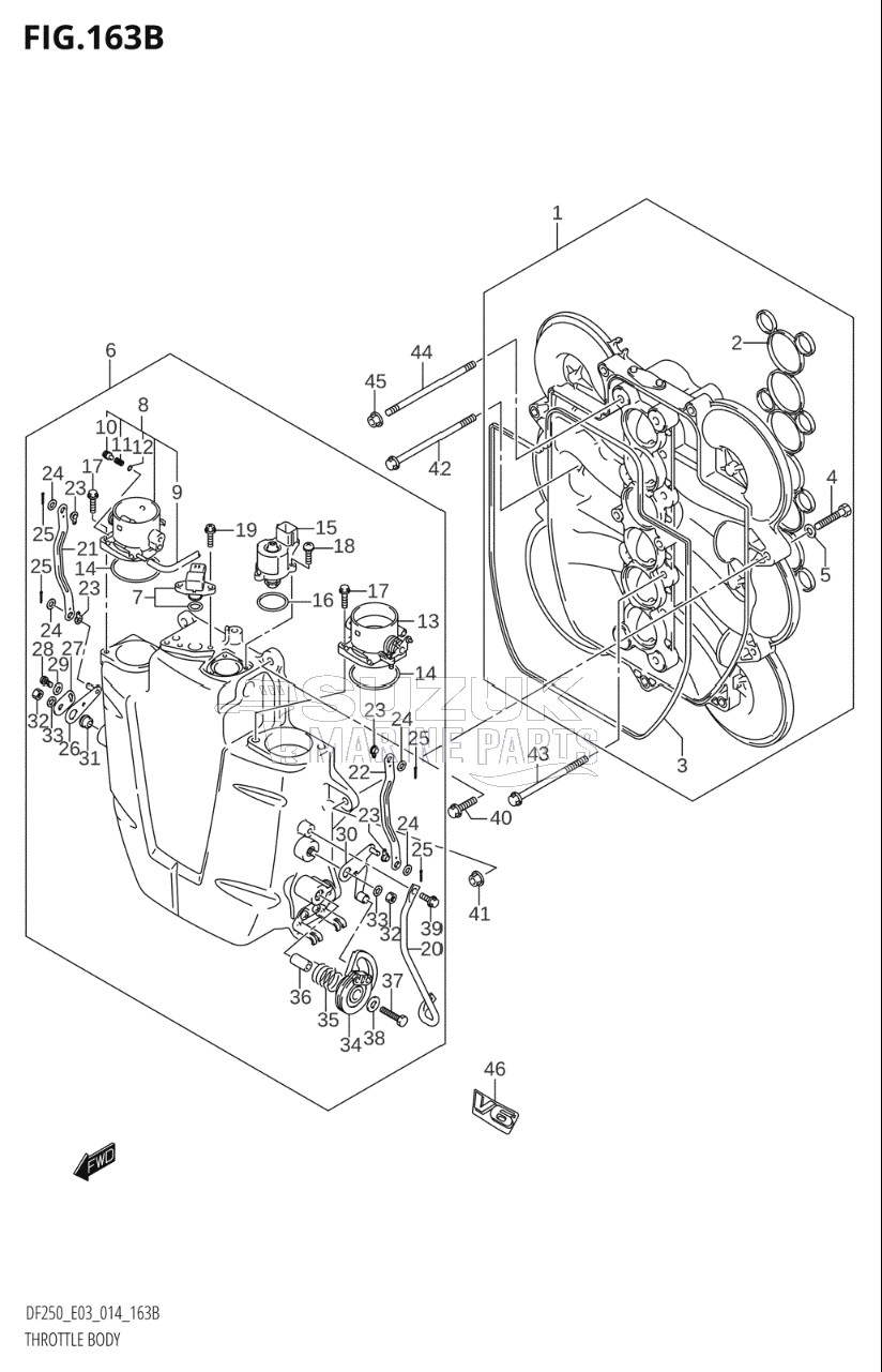 THROTTLE BODY (DF200Z:E03)