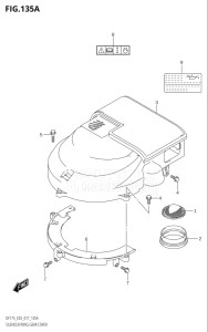 17502Z-710001 (2017) 175hp E03-USA (DF175Z) DF175Z drawing SILENCER / RING GEAR COVER