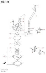 DF60 From 06001F-251001 (E03)  2002 drawing WATER PUMP (K8,K9)