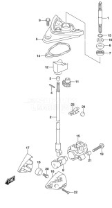 DF 300AP drawing Clutch Rod