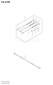 02002F-040001 (2020) 20hp P01-Gen. Export 1 (DF20A  DF20AR  DF20AT  DF20ATH) DF20A drawing OPT:REMOCON CABLE (DF20A,DF20AR,DF20AT)