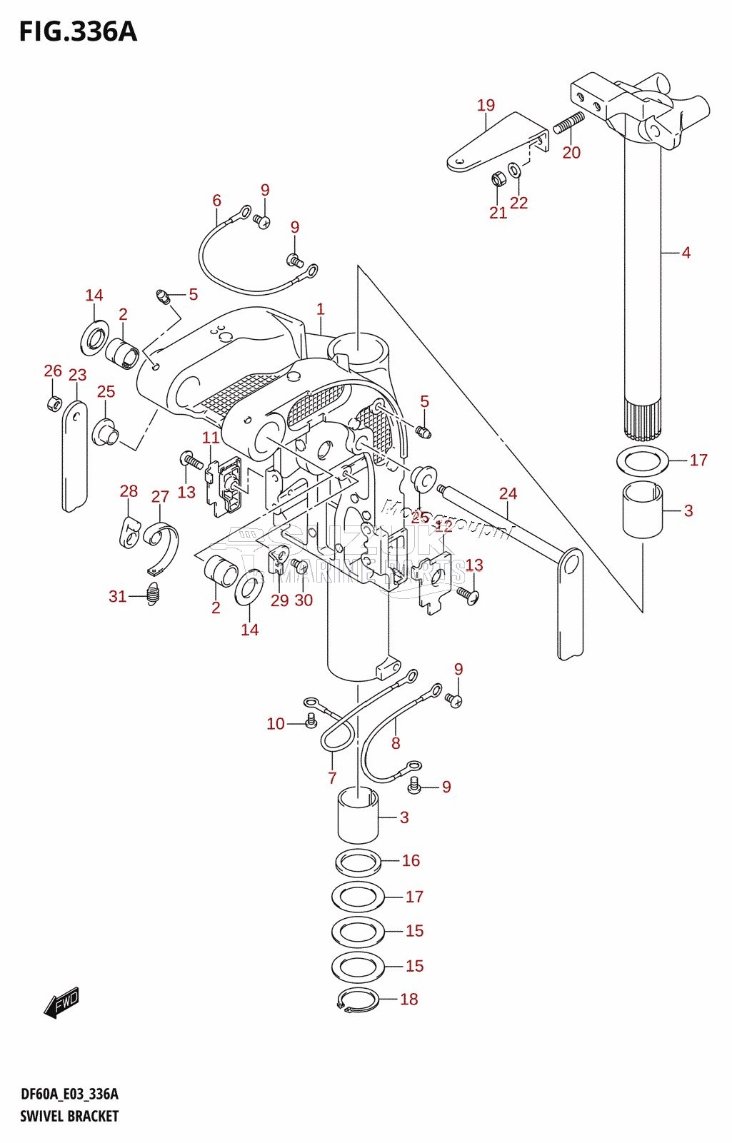 SWIVEL BRACKET (DF60AT)