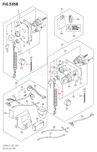 DF150AZ From 15003Z-040001 (E01 E03 E40)  2020 drawing OPT:KEY LESS START (022:(E03,E11))