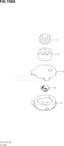 00402F-110001 (2011) 4hp P03-U.S.A (DF4) DF4 drawing OIL PUMP.