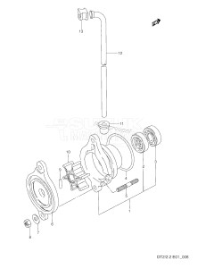 DT2 From 0201-011001 ()  1990 drawing WATER PUMP