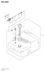 DF115AZ From 11503Z-510001 (E01 E40)  2015 drawing FUEL TANK