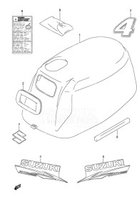 DF 4 drawing Engine Cover