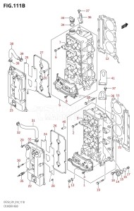 DF225Z From 22503Z-410001 (E01 E40)  2014 drawing CYLINDER HEAD (DF200T:E40)