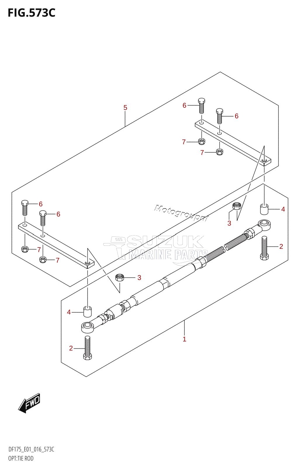 OPT:TIE ROD (DF150Z:E01)