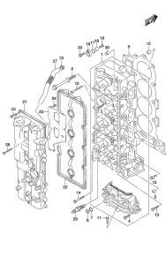 DF 150AP drawing Cylinder Head