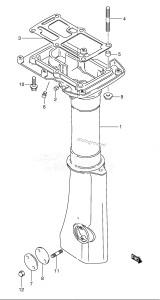 DT8 From 0801-151001 ()  2001 drawing DRIVESHAFT HOUSING