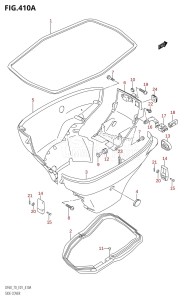 DF70 From 07001F-151001 (E01 E40)  2001 drawing SIDE COVER