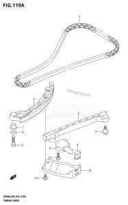 DF40A From 04003F-410001 (E03)  2014 drawing TIMING CHAIN