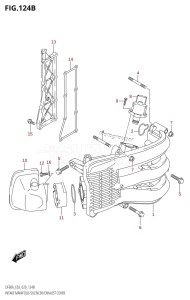 DF40A From 04003F-040001 (E03)  2020 drawing INTAKE MANIFOLD /​ SILENCER /​ EXHAUST COVER (DF50A,DF50AVT)