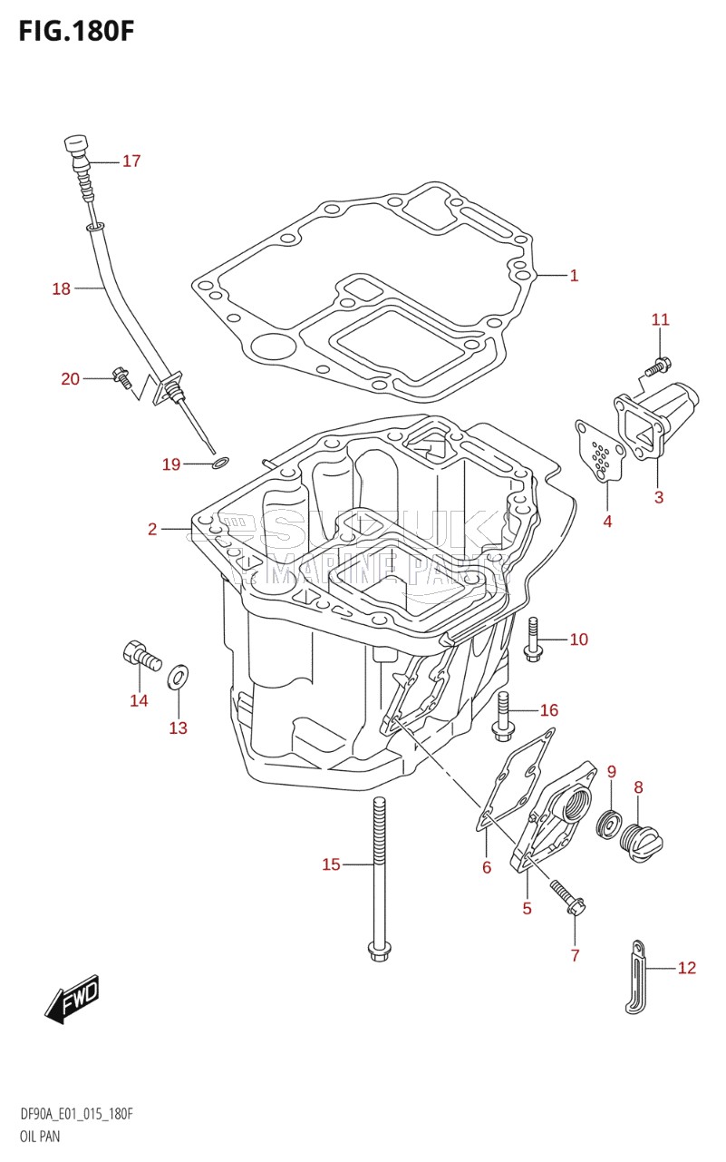 OIL PAN (DF80A:E40)