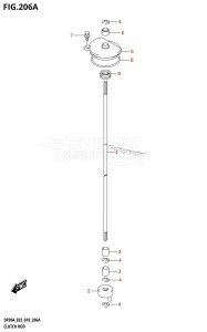 DF90A From 09003F-810001 (E03)  2018 drawing CLUTCH ROD