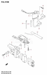 DF9.9A From 00994F-610001 (P01)  2016 drawing RECTIFIER /​ IGNITION COIL (DF8AR:P03)