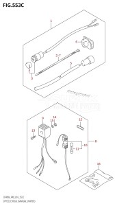 DT40 From 04005K-610001 ()  2016 drawing OPT:ELECTRICAL (MANUAL STARTER) (DT40WK:P40:M-STARTER)