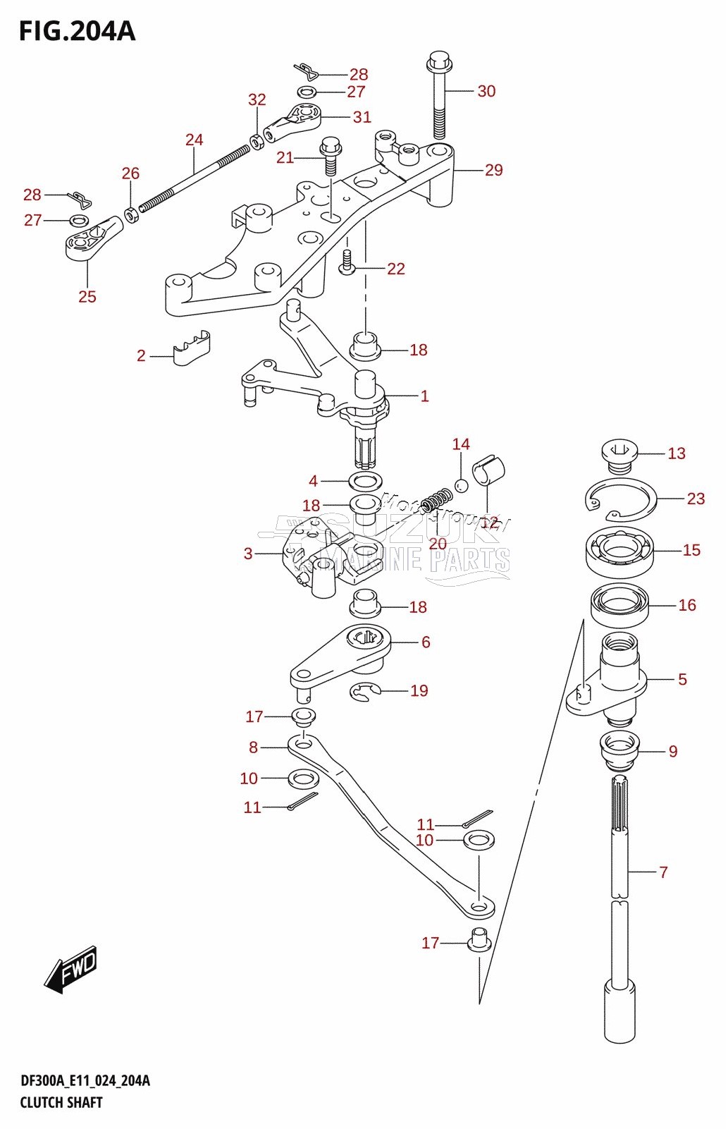 CLUTCH SHAFT