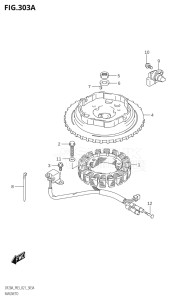 00995F-140001 (2021) 9.9hp P03 E03-USA (DF9.9B   DF9.9B   DF9.9BT   DF9.9BT   DF9.9BTH   DF9.9BTH) DF9.9B drawing MAGNETO (M-STARTER)