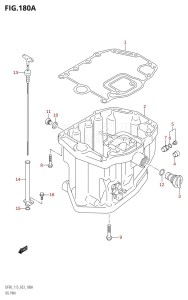 DF100 From 10002F-210001 (E03)  2012 drawing OIL PAN