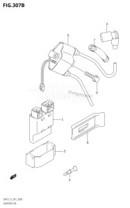 DF15 From 01502F-780001 (P01)  2007 drawing IGNITION COIL (K5,K6,K7,K8,K9,K10,011)