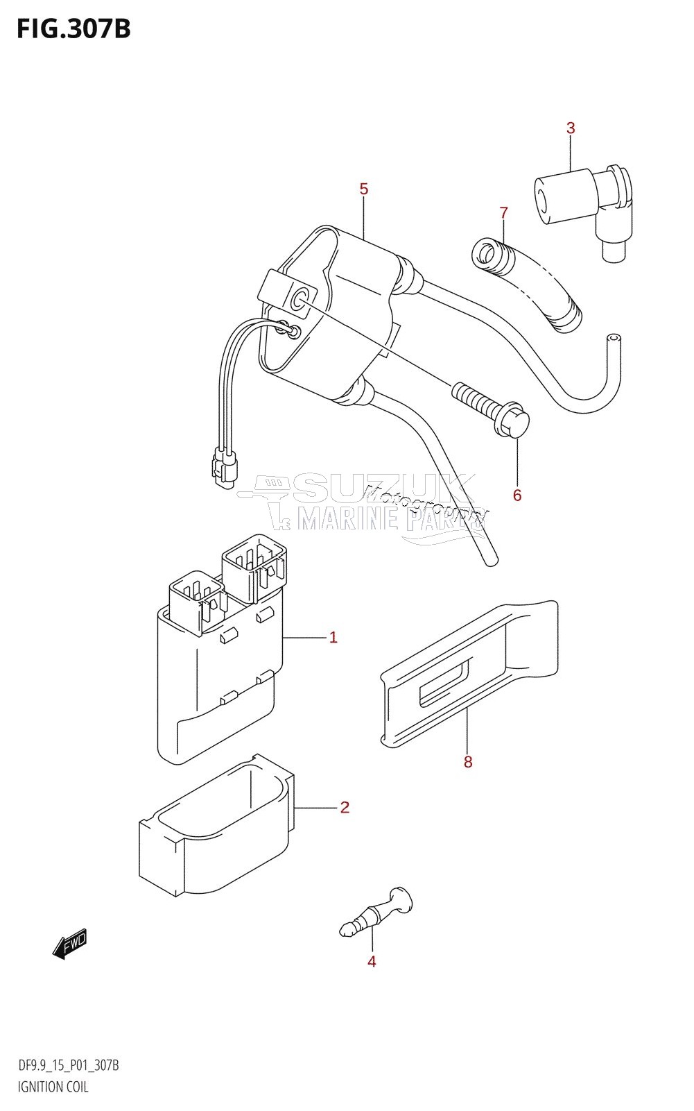 IGNITION COIL (K5,K6,K7,K8,K9,K10,011)