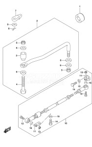 Outboard DF 115A drawing Drag Link