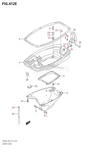 DT40 From 04005-310001 ()  2013 drawing LOWER COVER (DT40WK:P40)