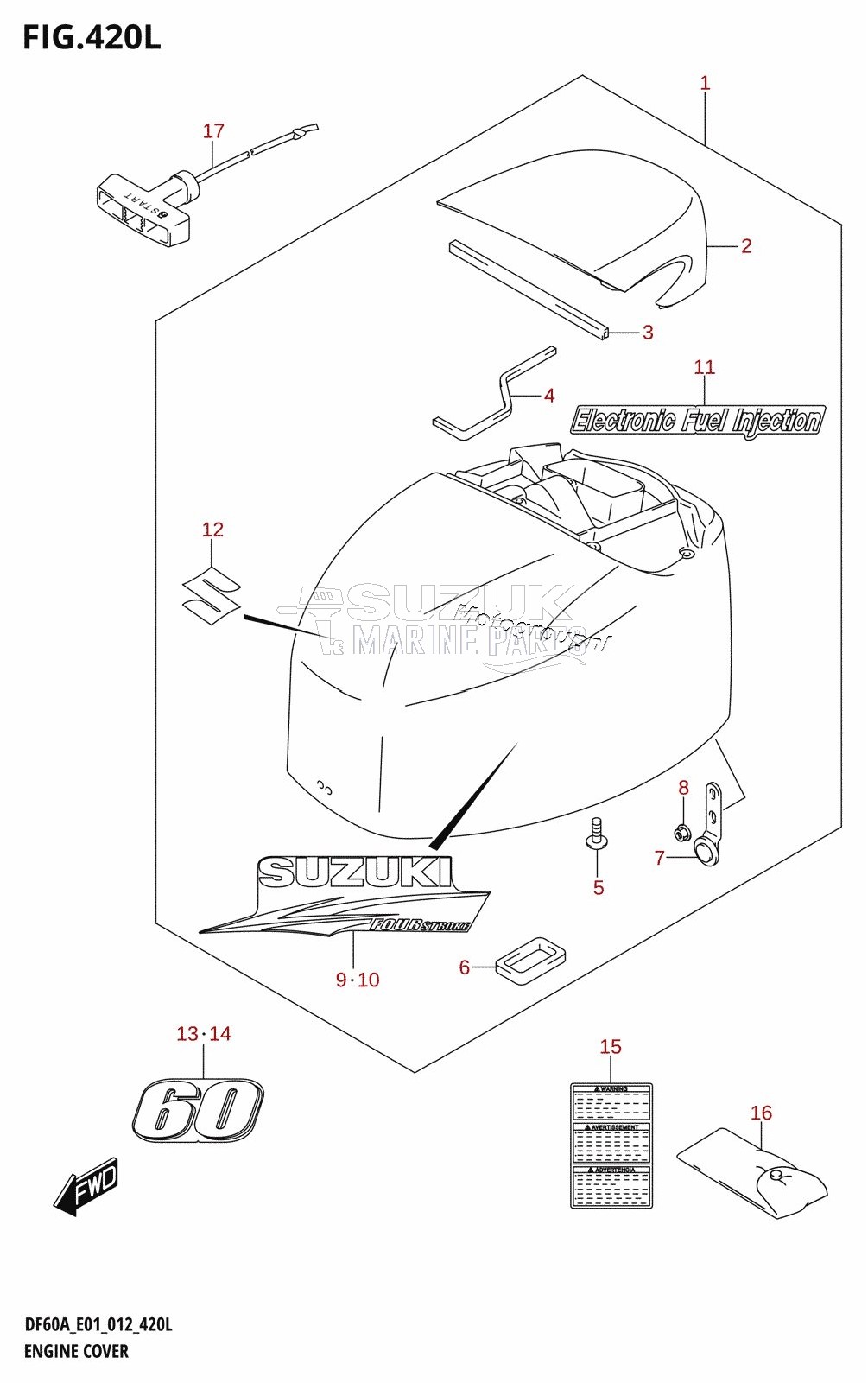 ENGINE COVER (DF60ATH:E40)