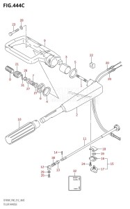 DT40 From 04005K-210001 ()  2012 drawing TILLER HANDLE (DT40WK:P40)