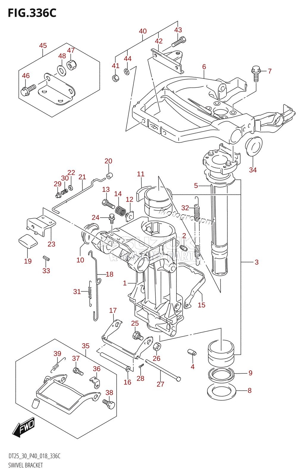 SWIVEL BRACKET (DT30R)