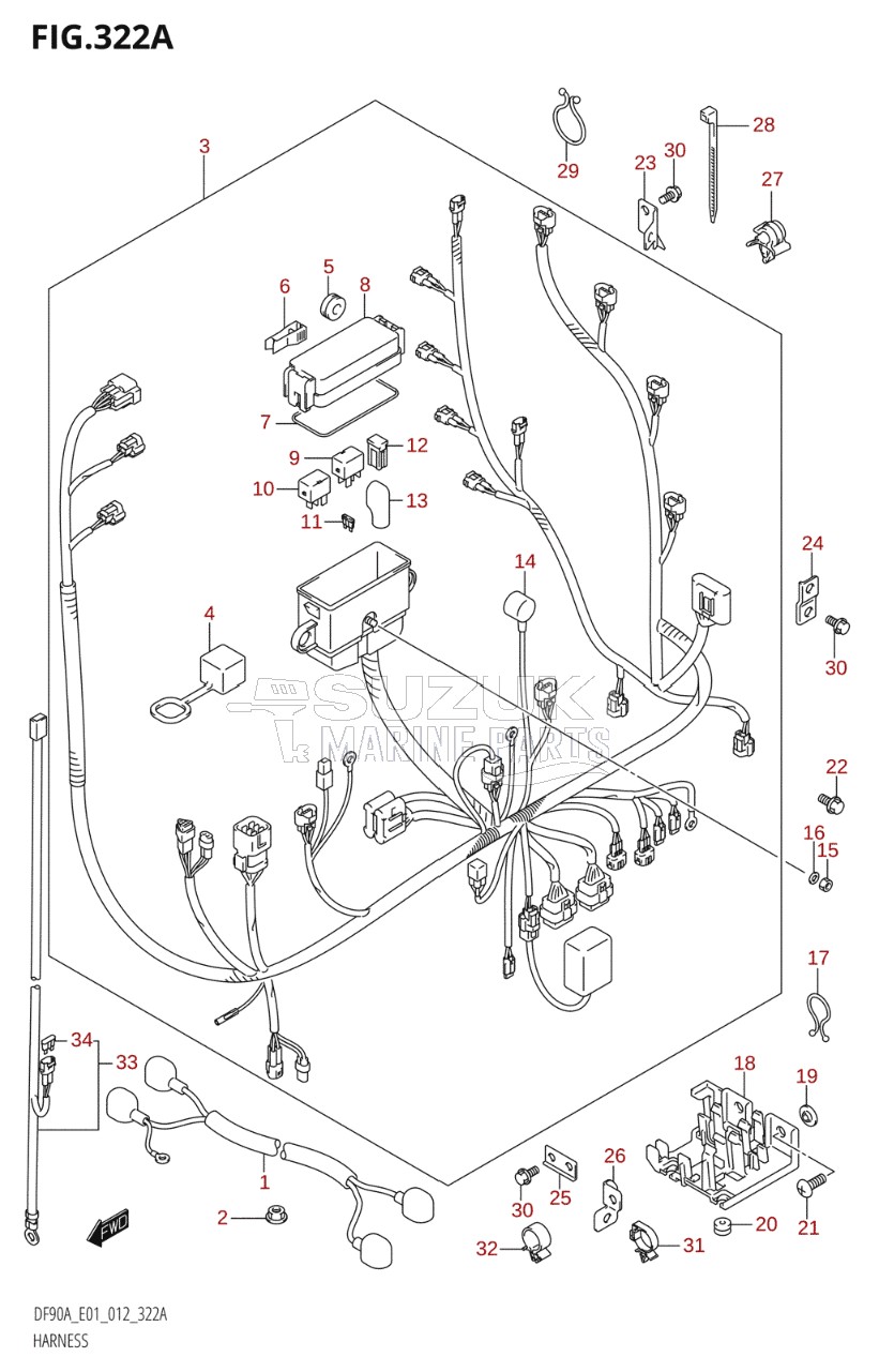 HARNESS (DF70A:E01)