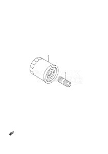 Outboard DF 140A drawing Oil Filter