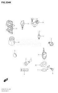 01504F-610001 (2016) 15hp P01-Gen. Export 1 (DF15A  DF15AR  DF15AT  DF15ATH) DF15A drawing SENSOR / SWITCH (DF20AR:P01)