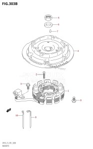 DF15 From 01502F-980001 (P01)  2009 drawing MAGNETO (K5,K6,K7,K8,K9,K10,011)