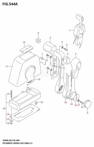 DF200A From 20003F-810001 (E03)  2018 drawing OPT:REMOTE CONTROL ASSY SINGLE (1)