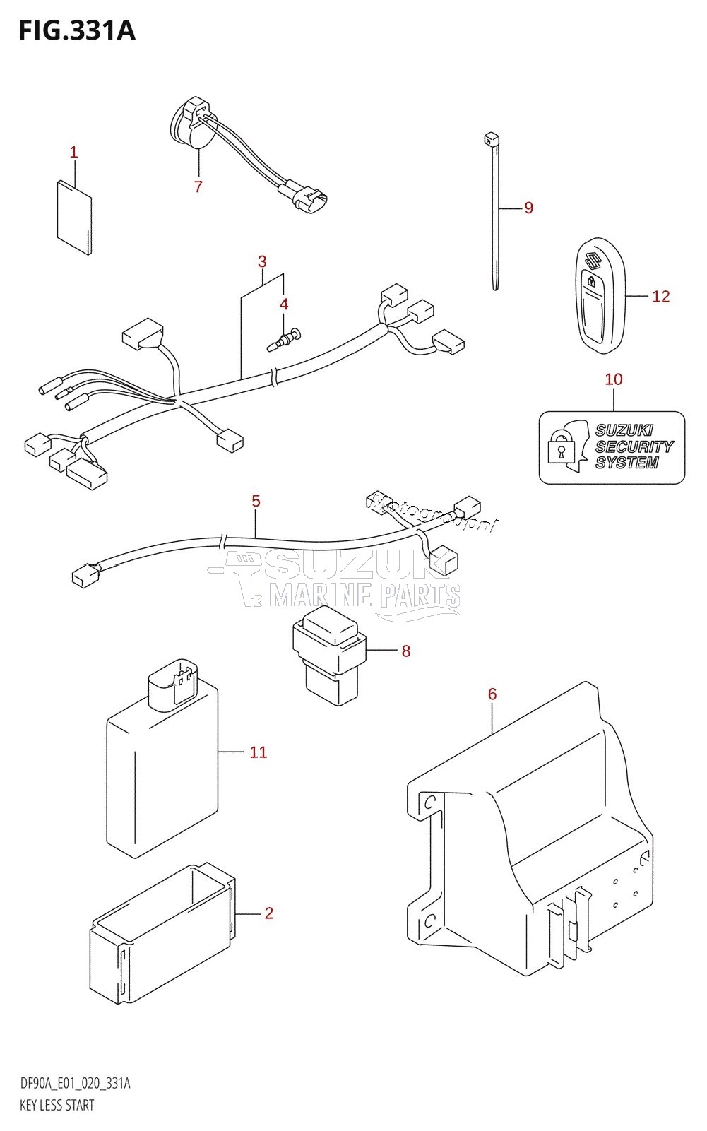 KEY LESS START ((DF70A,DF80A,DF90A,DF100B):E01)