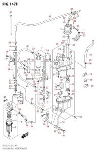 DF200 From 20002F-710001 (E01 E40)  2017 drawing FUEL PUMP /​ FUEL VAPOR SEPARATOR (DF225T:E40)