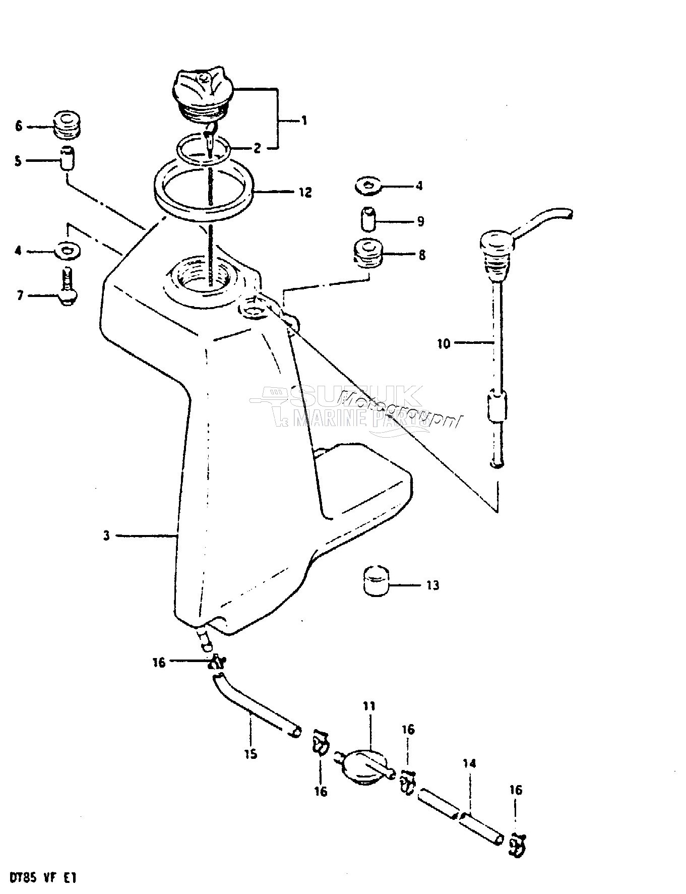 OIL TANK (MODEL VF)