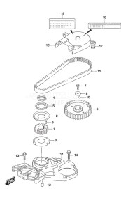 DF 9.9A drawing Timing Belt w/Remote Control