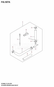 DF115BG From 11505F-440001 (E11 - E40)  2024 drawing OPT:WATER PRESSURE GAUGE SUB KIT (DF115BG,DF115BZG)