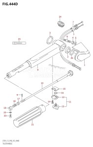 DT9.9 From 00993K-310001 (P36 P40)  2013 drawing TILLER HANDLE (DT15:P40)