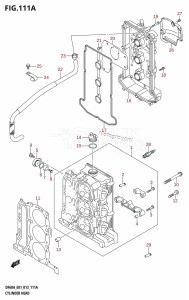 DF40A From 04003F-310001 (E01)  2013 drawing CYLINDER HEAD (DF40A:E01)