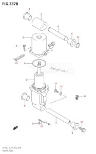 DF115Z From 11502Z-210001 (E01 E40)  2012 drawing TRIM CYLINDER (DF100T:E40)