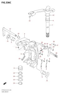 DF115A From 11503F-410001 (E03)  2014 drawing SWIVEL BRACKET (DF115AZ:E03)