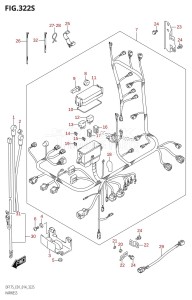 DF175Z From 17502Z-410001 (E01 E40)  2014 drawing HARNESS (DF175ZG:E40)