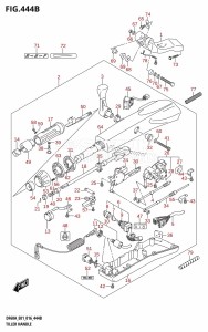 DF50A From 05003F-610001 (E01)  2016 drawing TILLER HANDLE (DF40ATH:E01)