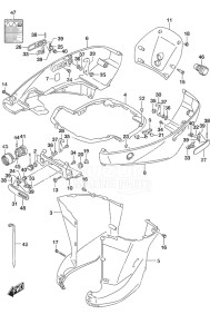 Outboard DF 300B drawing Side Cover