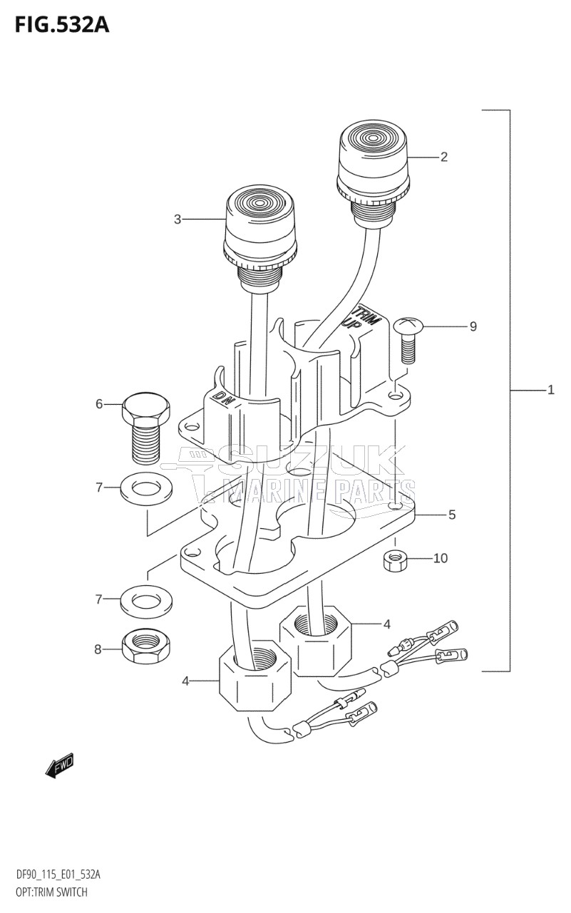 OPT:TRIM SWITCH (K1,K2,K3,K4)